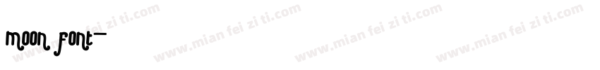 moon font字体转换